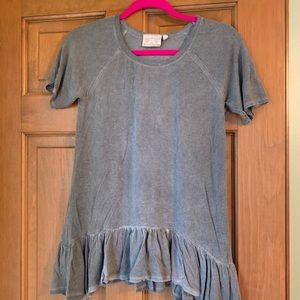 top with ruffle detail